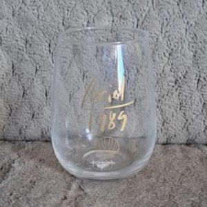 NEW Disney Designer Collection Premiere Series ARIEL Signed Stemless Glass